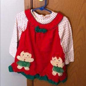Gingerbread man dress